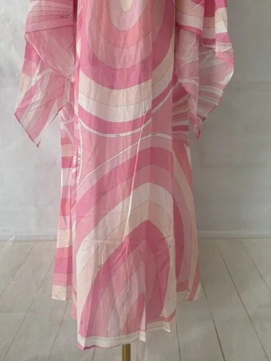 Pucci Abstract pattern cotton kaftan dress - Picture 9 of 11